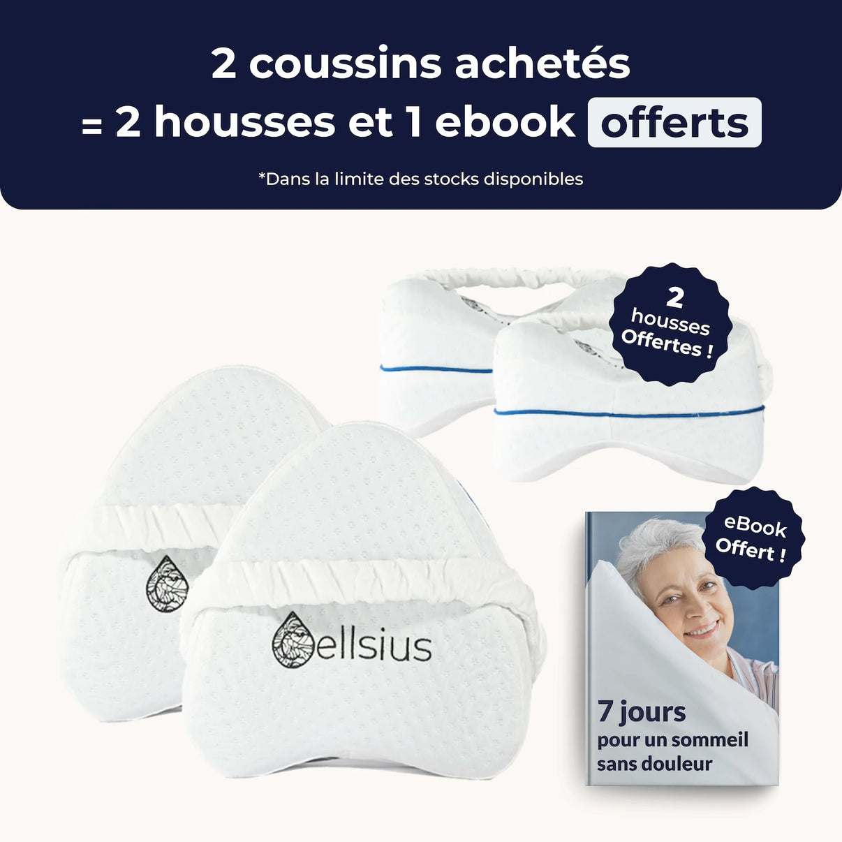 Coussin Orthopédique Genoux